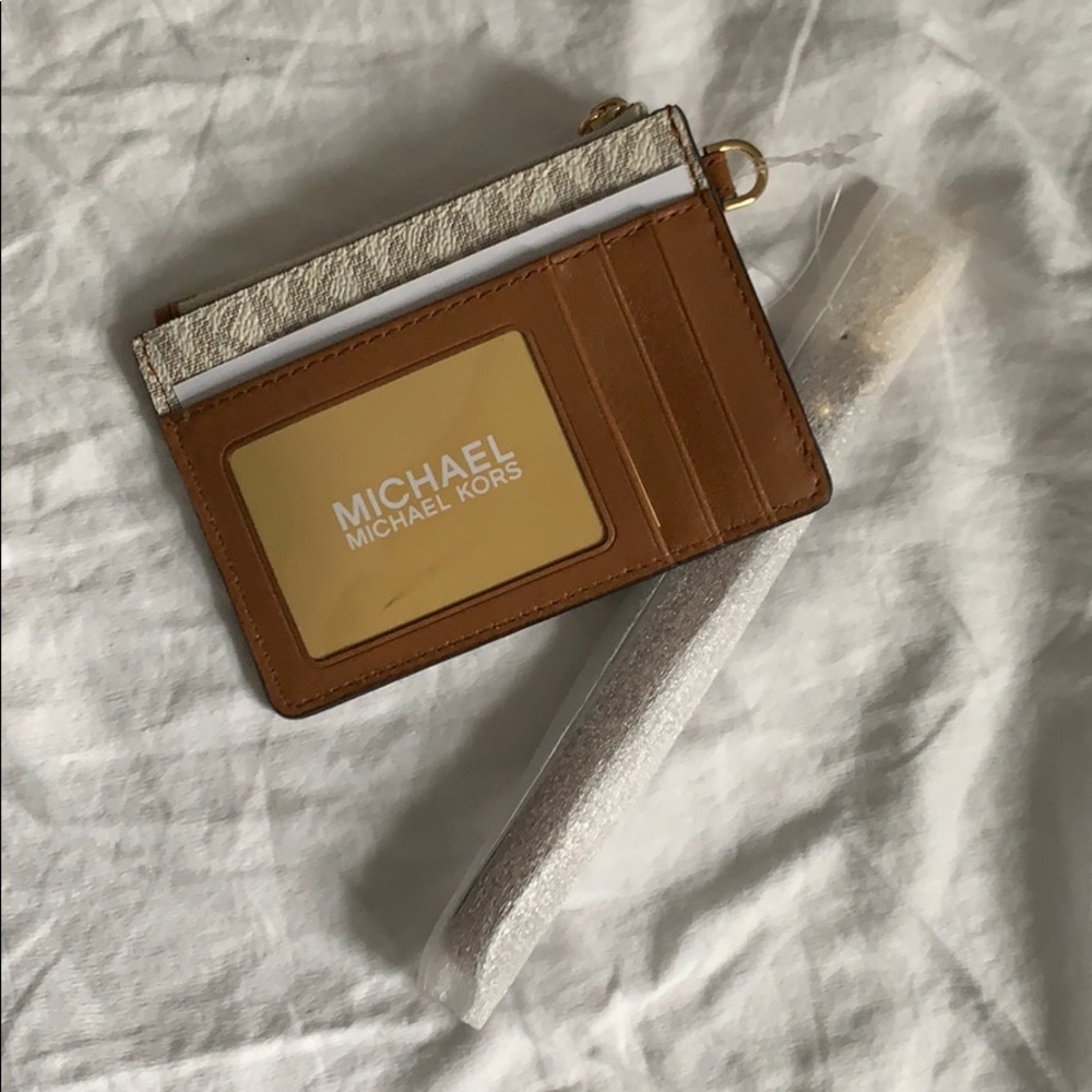 Michael Kors Wallet Coin Purse Vanilla